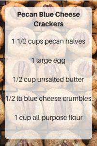 Pecan Blue Cheese Crackers
