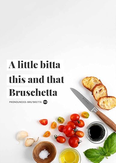 Bruschetta ingredients from The Faux Martha