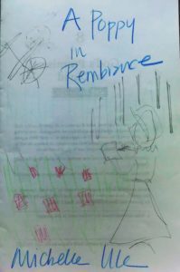 Book cover, how to find a book cover designer, book cover illustration, A Poppy in Remembrance, artist painting a book cover, book cover illustration from start to finish