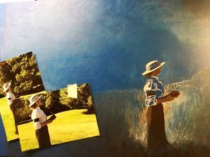 Book cover, how to find a book cover designer, book cover illustration, A Poppy in Remembrance, artist painting a book cover, book cover illustration from start to finish