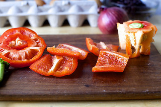 i have strong opinions about how peppers should be chopped