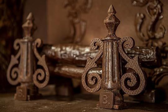 Details inside of the Chocolate Cottage in France