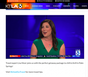 Lisa Niver Live on KTLA News