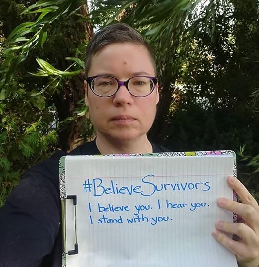#BelieveSurvivors As a fellow survivor, I believe you, I hear you, I stand with you. #MeToo #TimesUp<br /><br />It takes a lot of courage and strength to speak out about rape, sexual harassment, or incest in a society that does not often believe survivors and usually blames us. Please believe survivors when we speak out.<br /><br />#rapesurvivor #rapeculture #csa #SAAM #healing<br />#cherylrainfield #YAwriter #LGBTQwriter #booknerd #bookworm #ireadYA #survivor #feminist