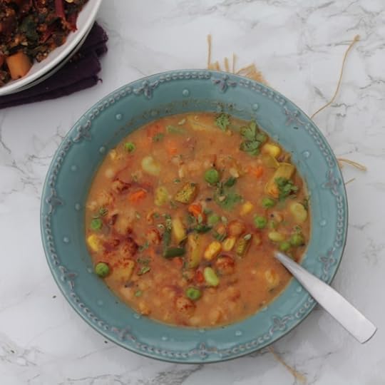 Hearty Mixed Lentil and Vegetable Soup - Instant Pot