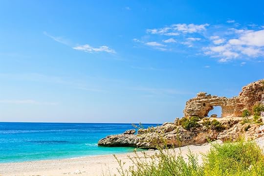 Dhermi beach in Albania