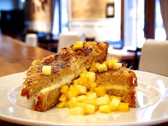 Coconut cheesecake stuffed french toast at Nana in Chicago