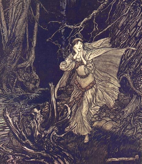 In the Dark Forest by Arthur Rackham