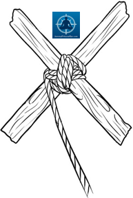 Diagonal3, How to Lash, 8 Basic Knots and Their Uses, Survival Fitness Plan