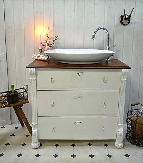 waschbecken landhausstil e stil waschbeckenunterschrank landhausstil