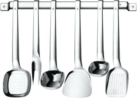 wmf schopfloffel chefs edition set metal beleuchtung kuchenzeile