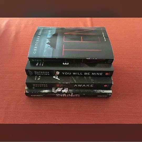 I am always delighted when readers recommend my books, so I loved seeing this post by @yourstruly_bookaddict on Instagram recommending STAINED and other good reads. (beaming)<br />.<br />Via @yourstruly_bookaddict These are my highly recommended October reads. Not necessarily scary or spooky but they do have a lot of mystery, suspense and some plot twists. Honestly anything by @natashapreston5 and @cherylrainfield is highly recommended from me. I have only read Ten by Gretchen McNeil and seen the movie (both good) but want to read #murdertrending But anyway, if you want to read some amazing books go for literally any of Cheryl Rainfield’s or Natasha Preston’s books. You won’t be disappointed. What are your recommended October reads?<br /><br />#bookrecs #bookrecommendations #booklove #bookstagram<br />#stained #natashapreston #gretchenmcneil #yabooks #yabookrecs #yabookstagram<br />#cherylrainfield #YAwriter #LGBTQwriter #booknerd #bookworm #ireadYA #survivor #feminist #YAlit