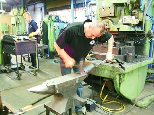 Dewit anvil work at the forge