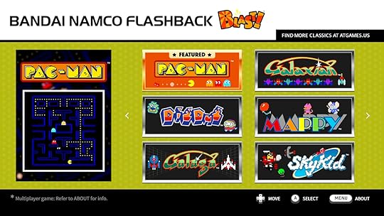 AtGames Bandai Namco Flashback Blast! Main Menu