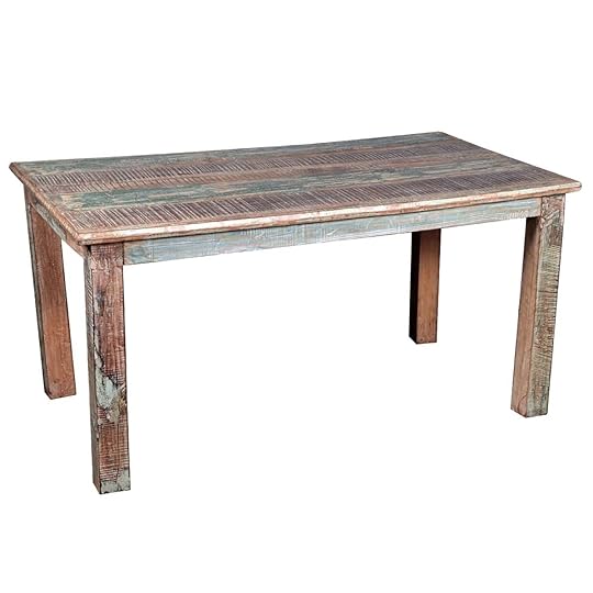 Kitchen Tables Rustic Rustic Reclaimed Wood Distressed Kitchen Dining Table