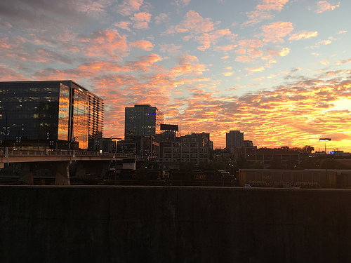 downtown Nashville, 7 pm