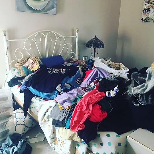 *Yes, my bed is unmade. DON’T JUDGE.