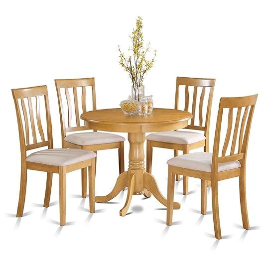 Wooden Importers 5 Piece Dining Set Reviews Wayfair Small Kitchen Table and Bench Set