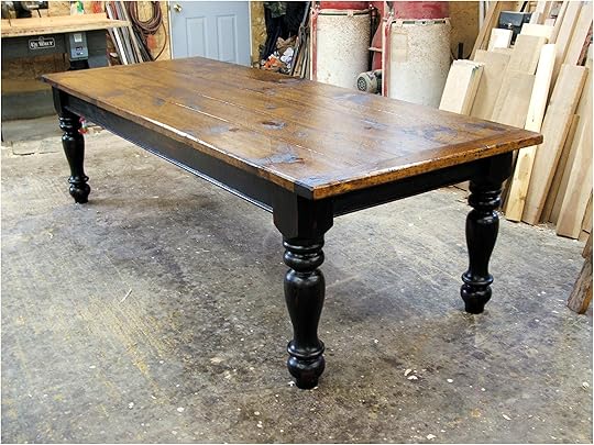 Bench Style Kitchen Tables Farmhouse Black Tables Pine Farmhouse Table with Options