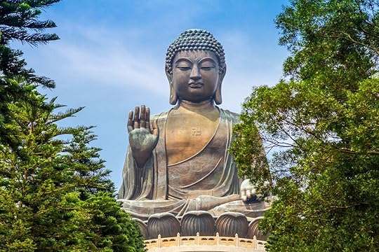 Giant Buddha Statue in Hong Kong, China
