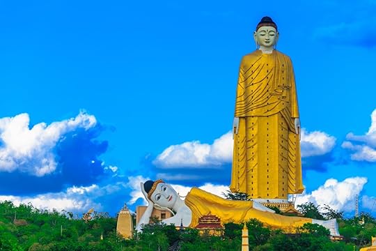 Standing Buddha in Myanmar