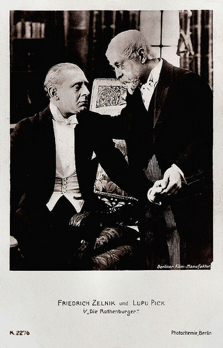 Friedrich Zelnik and Lupu Pick in Die Rothenburger (1918)