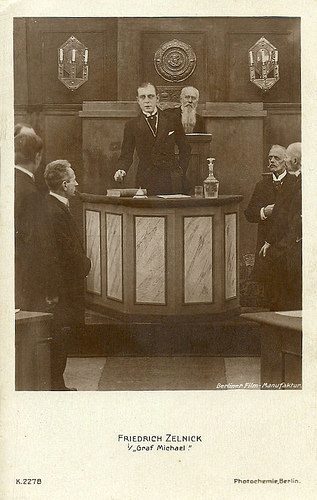 Friedrich Zelnik in Graf Michael (1918)