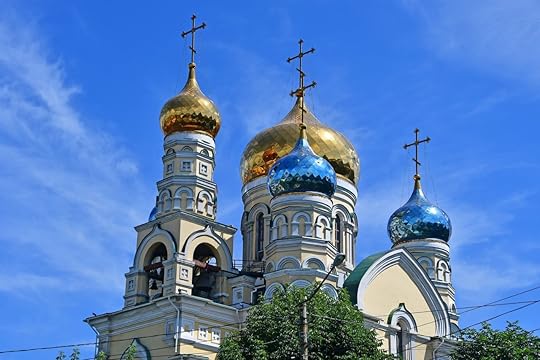 The Church of Pokrova Presvyatoy bogoroditsi in Vladivostok in summer
