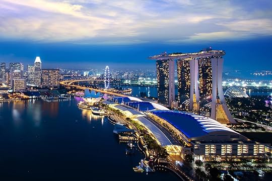 Singapore cityscape at dusk
