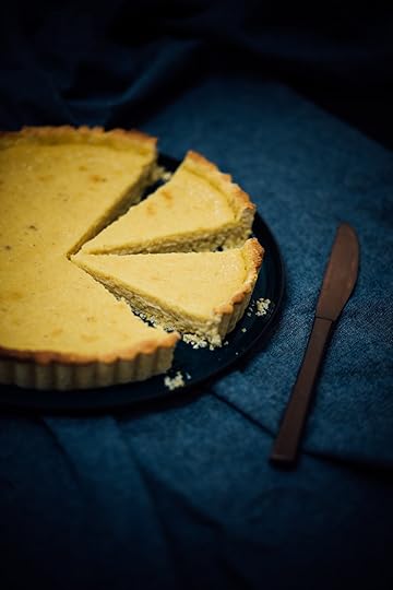 roasted summer sweet corn custard tart for SF Chronicle | Nik Sharma