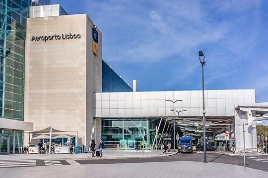 Outside the Lisbon Portela Airport