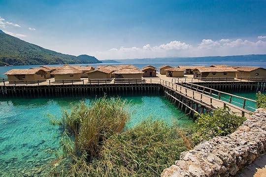 Museum on the water Bay on the bones Macedonia