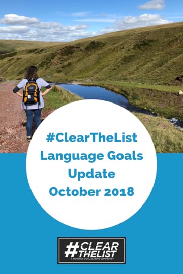 clear the list language goals october 2018