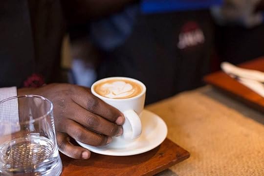 Cup of coffee from Java House in Nairobi