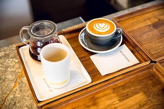 Coffee from the Azahar Coffee shop in Bogota