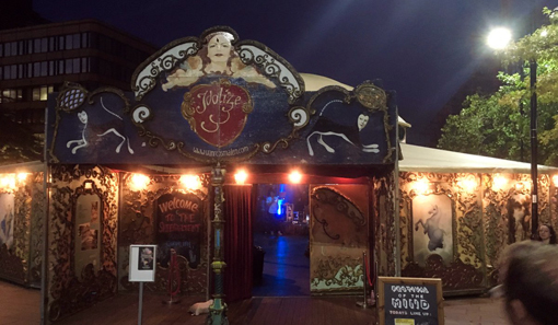 The Spiegeltent at the Festival of the Mind