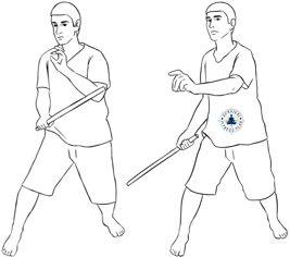 4 Stick Fighting Cutting Strikes, Survival Fitness Plan Self-Defense