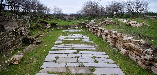 A paved road at Troas