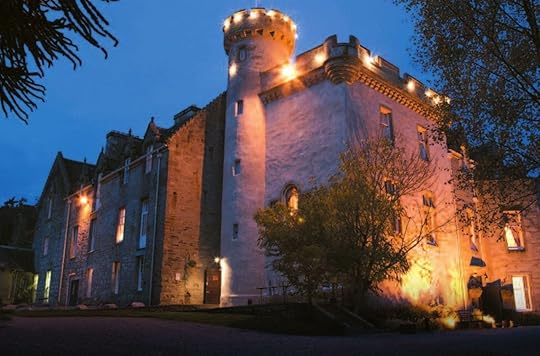 Outside the haunted Tulloch Castle