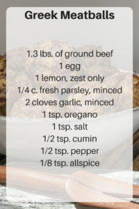 Greek Meatballs