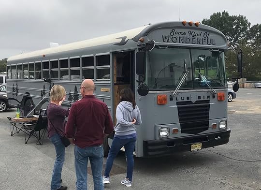 Love that they kept the Blue Bird above the door on this custom paint job.