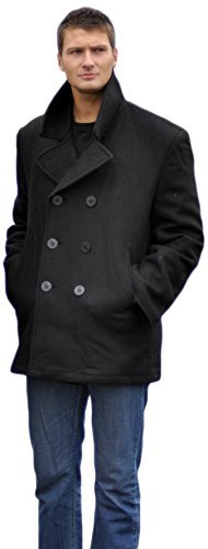 Mil-Tec US Navy Pea Coat Black size L
