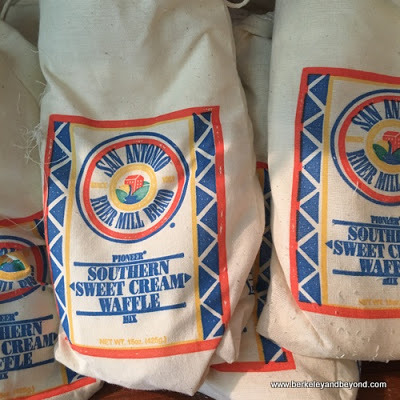 baking mix in San Antonio River Mill Store at Guenther House Museum in King William Historic District of San Antonio, Texas