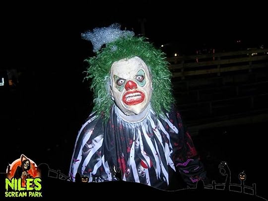 Creepy clown at Niles Scream Park