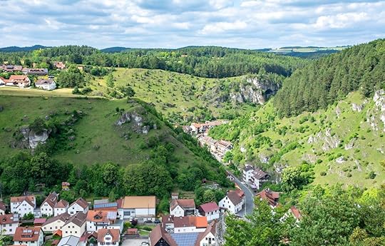 Pottenstein village in Franconian Switzerland
