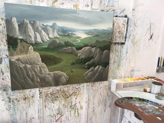 Work-in-progress in Barry McGlasham's studio