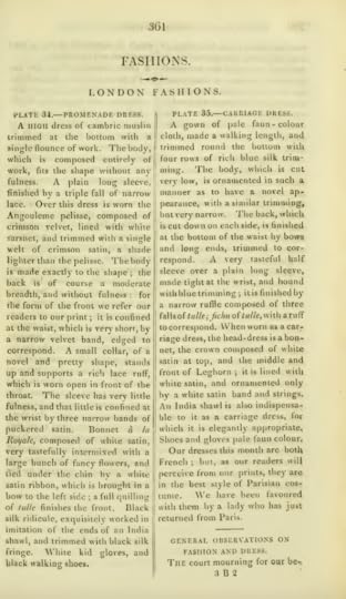 Ackermann's Fashion plates December 1816, description part 1