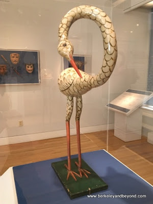 painted gourd Crane at San Antonio Museum of Art in San Antonio, Texas