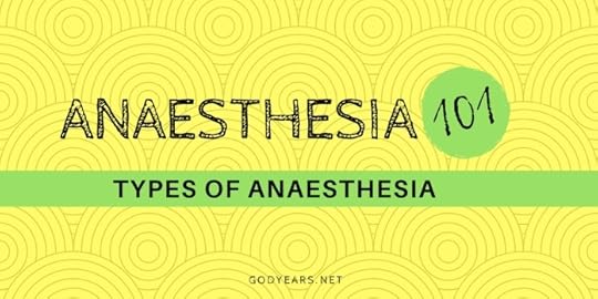 Types of Anaesthesia