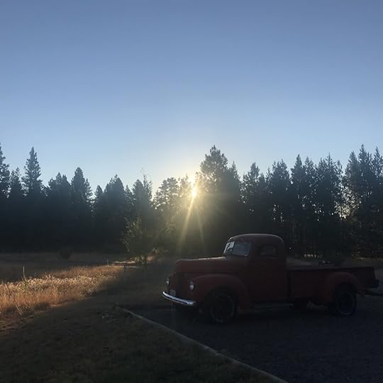 The morning has gold in its mouth.